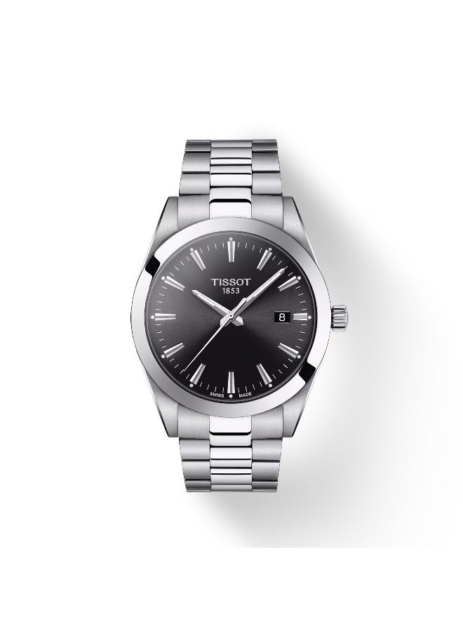 TISSOT Mens Gentleman Swiss Quartz Silicium T127.410.11.051.00 - Image 1